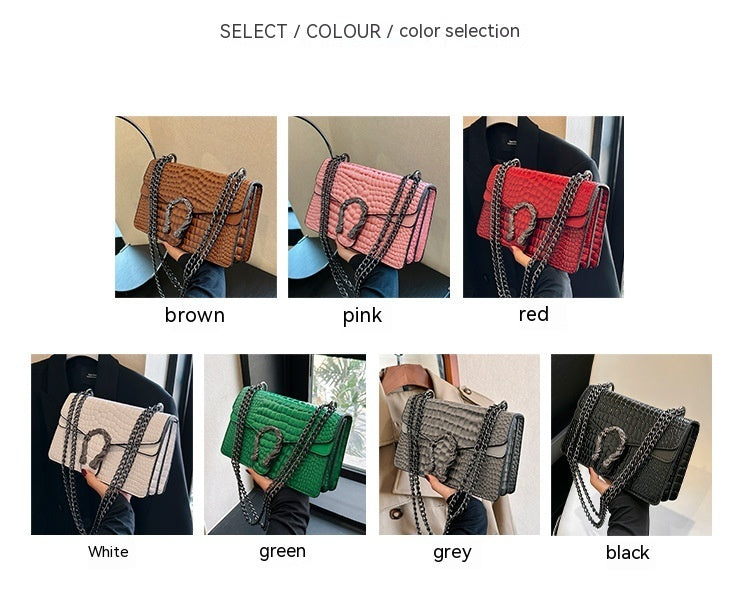 Fashion Chain Women's Shoulder Crossbody Small Square Bag