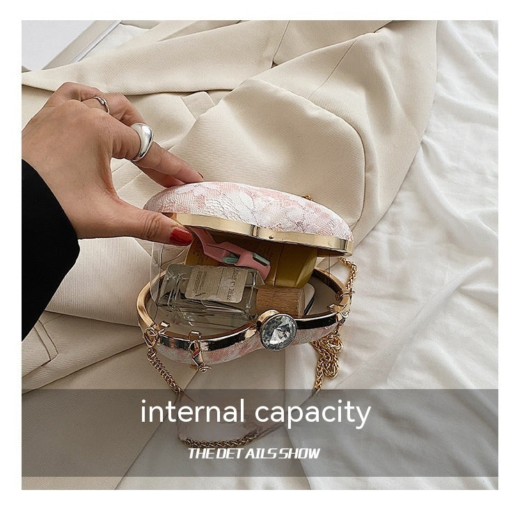 Sweet Floral Chain Crossbody Bag Fashion Tote