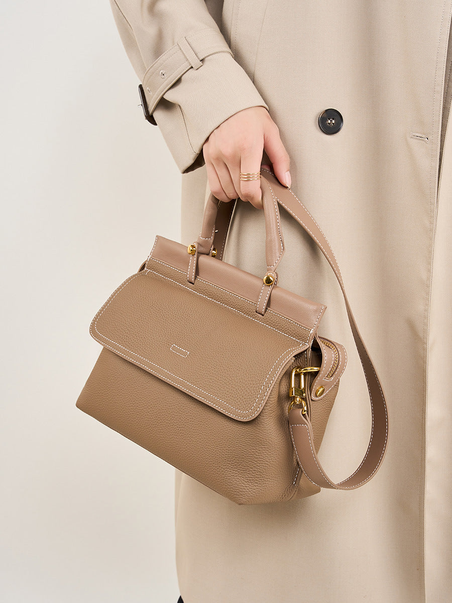 First Layer Cowhide Ladies Crossbody Bag 25x18x10cm