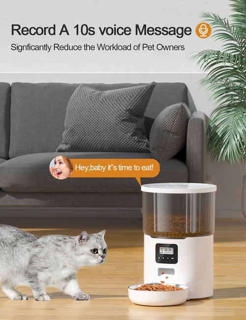 Distributeur automatique intelligent de nourriture pour chats et chiens