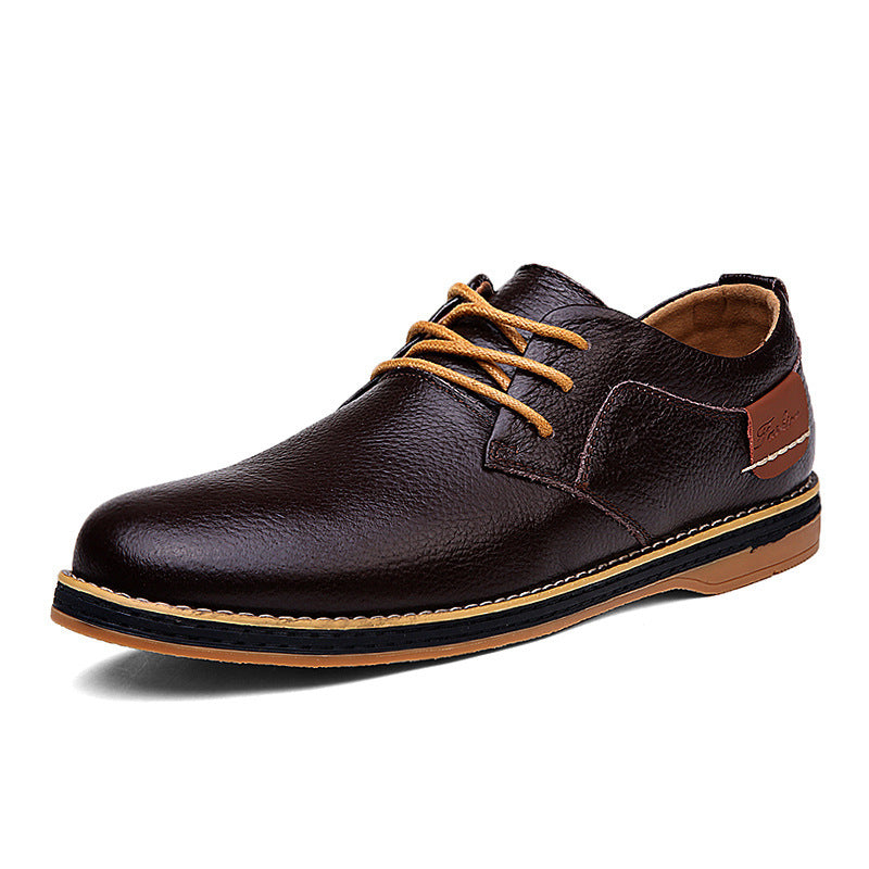 Chaussures britanniques en cuir grande taille pour homme, pointure 48, noir marron bleu