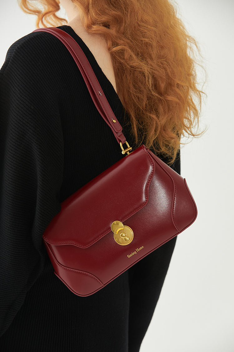 Women's High-Quality Cowhide Leather Shoulder Bag