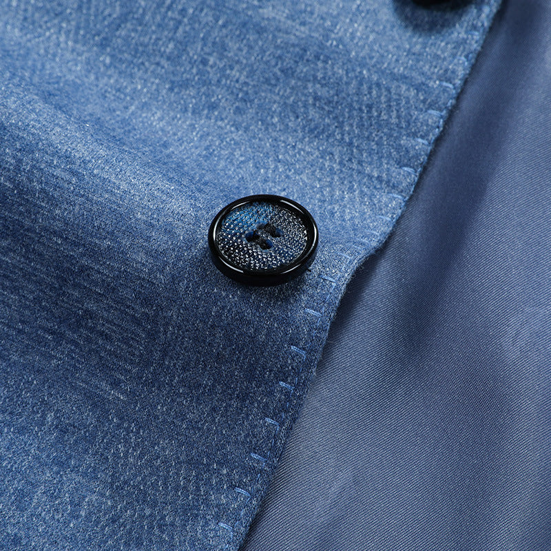 Slim Polyester Blazer