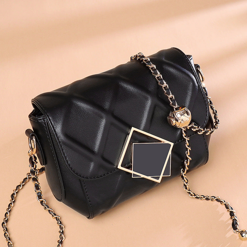 Sac bandoulière en cuir de vachette pour femme 18,5x7x14cm