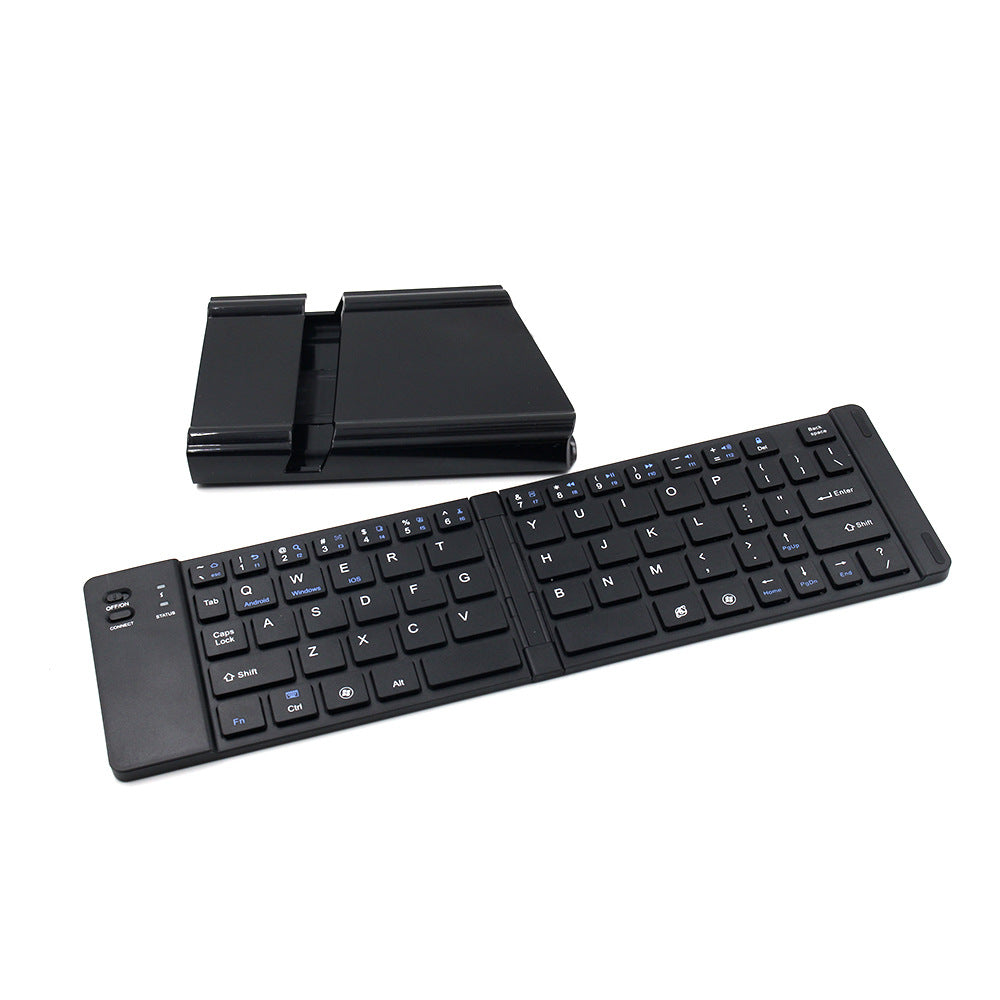 Foldable Metal Bluetooth Wireless Keyboard Compact & Portable