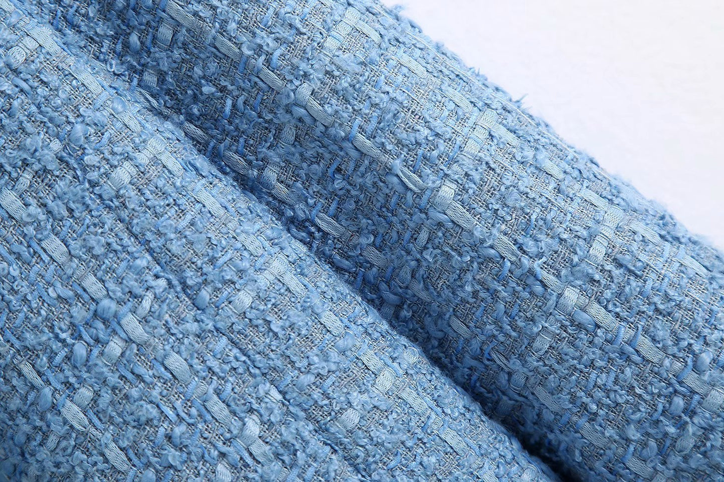 blazer en tweed rétro ample pour femme, style streetwear décontracté