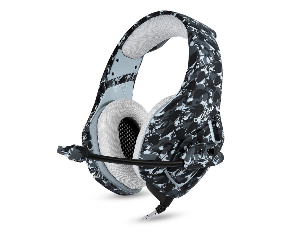 Destruction Camouflage Wired Gaming Headset with Mic