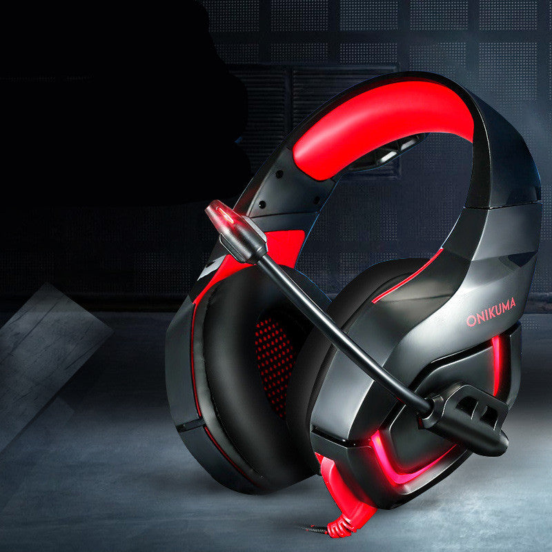 Gaming Headset with 50mm Speakers and 3.5mm + USB Jack
