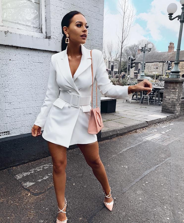 Slim Fit Long Sleeve Blazer