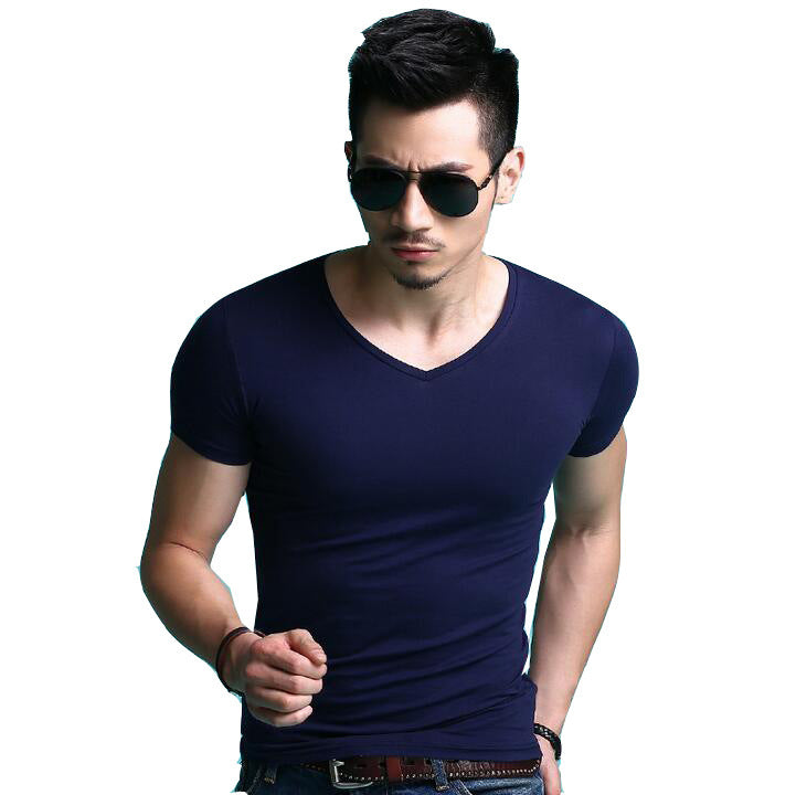 T-shirt en polyester uni pour homme
