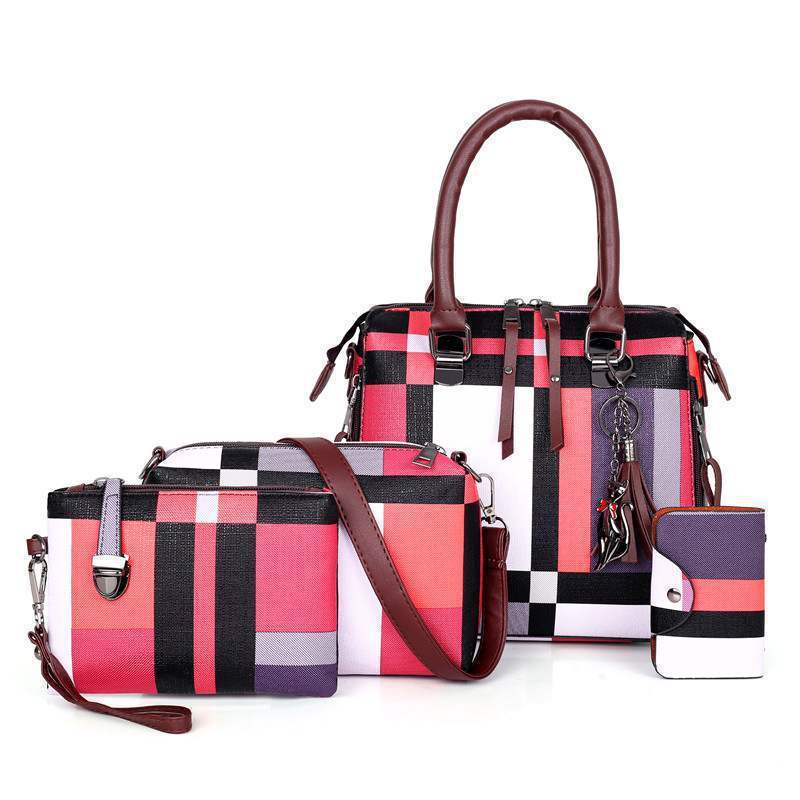 Luxury Plaid Shoulder & Crossbody Handbags for Women