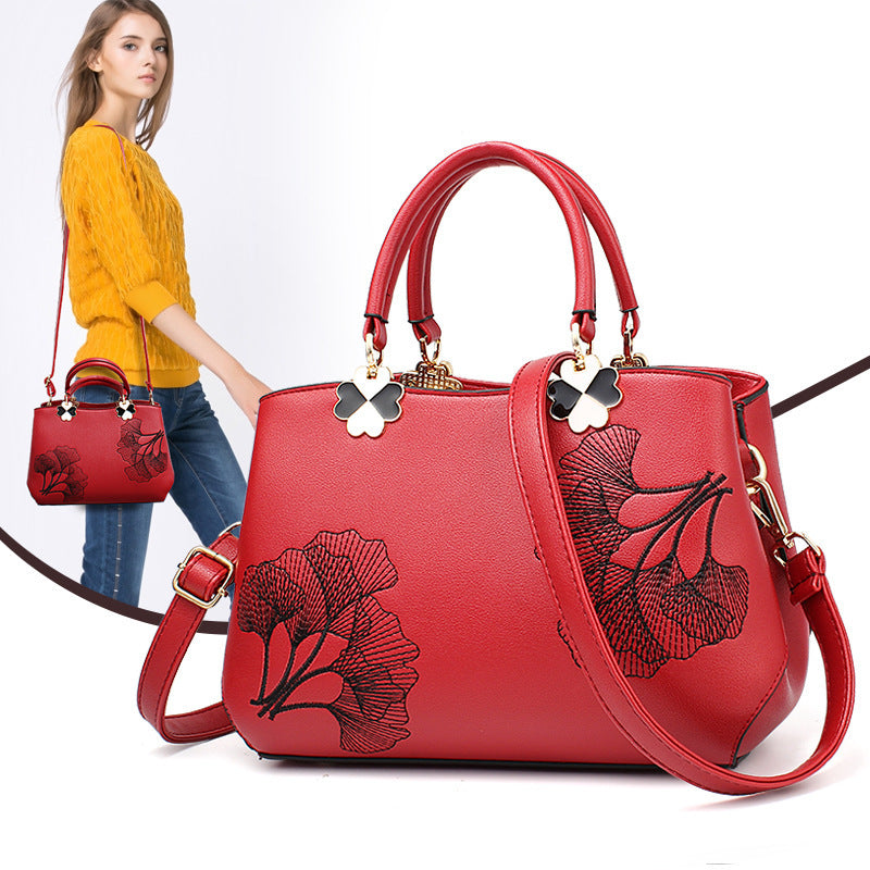 Fashion Women's Polycotton Shoulder Bag Cube Shape