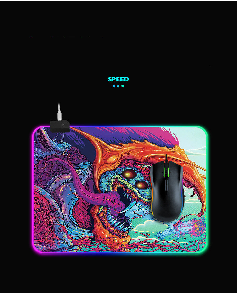 Tapis de souris gaming lumineux RVB Symphony