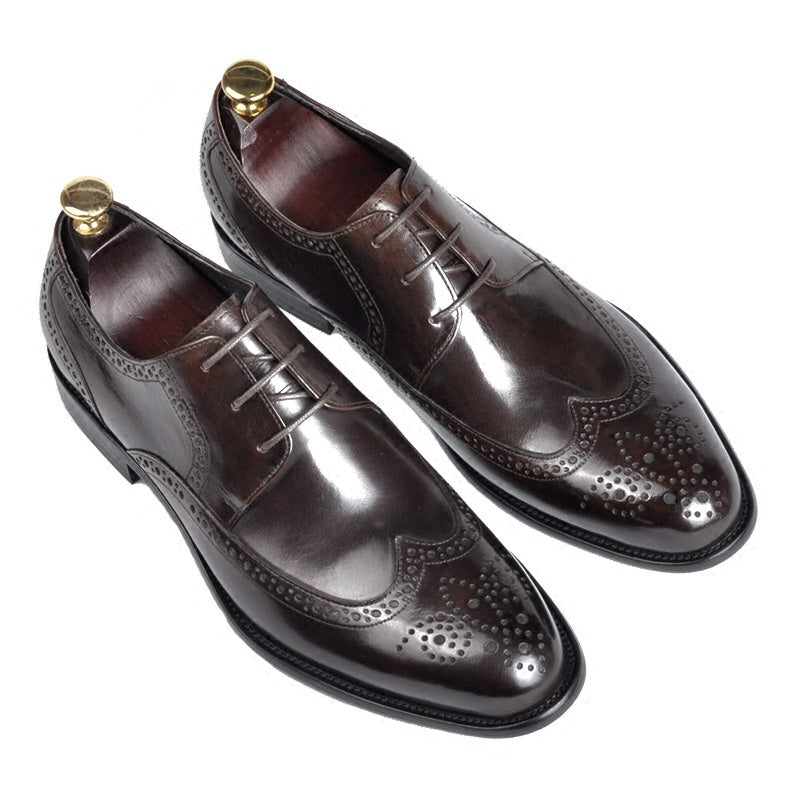 Handmade Genuine Leather Men's Formal Wear Leather Shoes