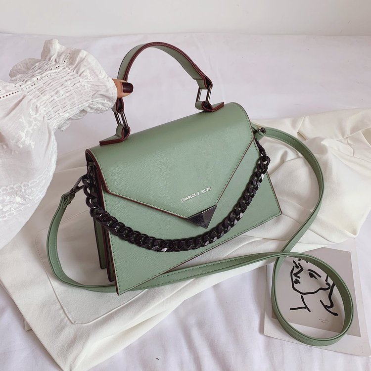 Versatile Medium Women's PU Shoulder Bag with Chain Strap