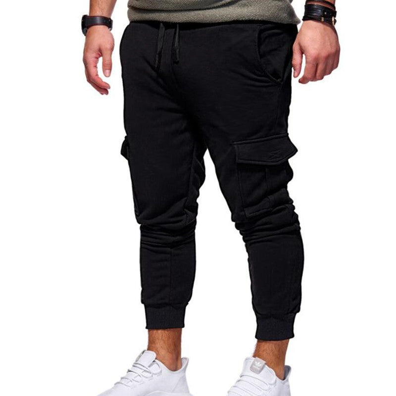 Men's Sport Jogger Sweatpants Polyester Lycra Stretch Fabric