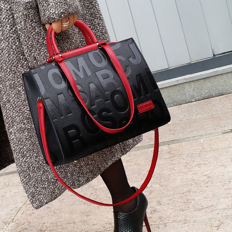 Autumn Winter Fashion PU One-Shoulder Messenger Bag