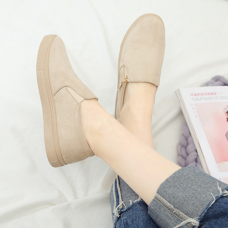 New Style Single Shoes Women Round Toe Flat Canvas Casual Shoes