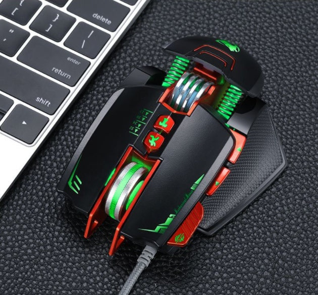 Thunder Wolf V9 Wired Gaming Mouse 2500DPI Ergonomic USB Desktop