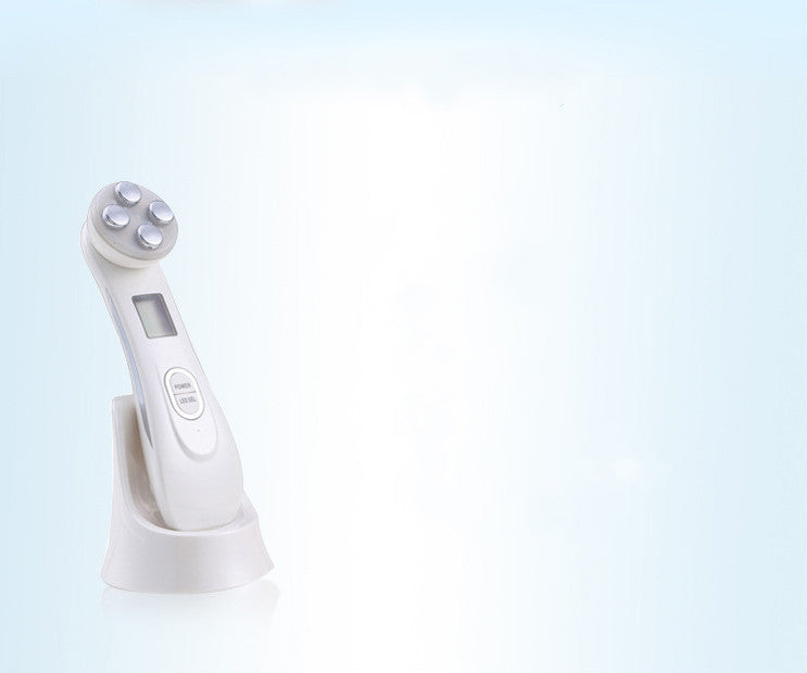 Advanced LED light therapy and RF (radio frequency) beauty tool designed to tighten skin, reduce wrinkles, and boost collagen production.