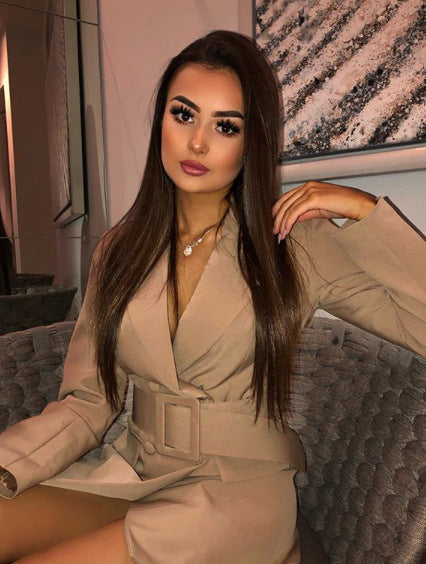 Slim Fit Long Sleeve Blazer