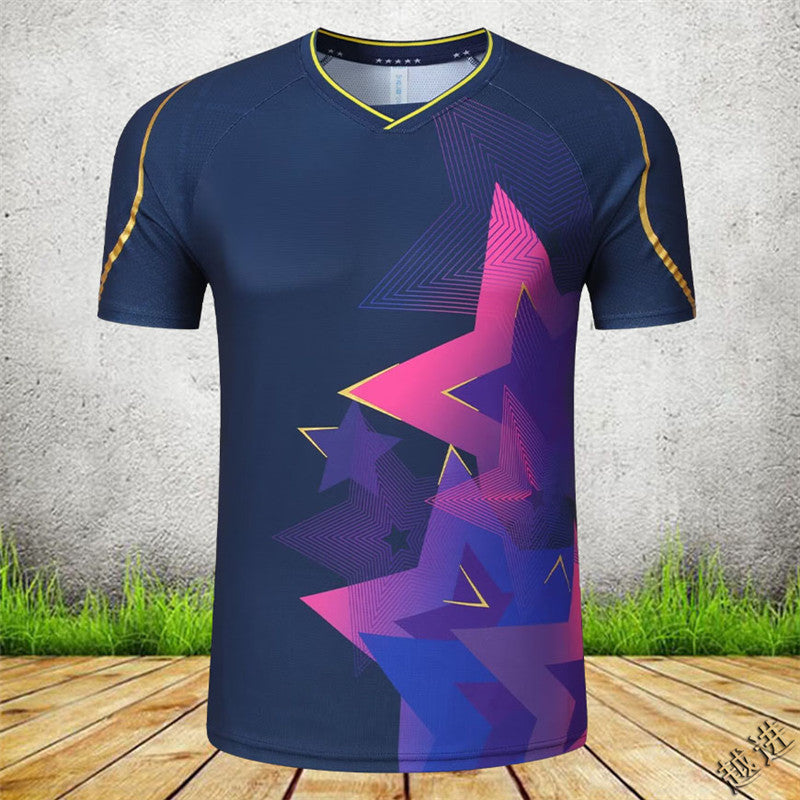 Badminton Volleyball Table Tennis Short-Sleeve Sportswear Set