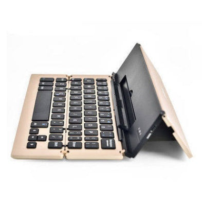 Compatible with Apple , Universel Sclim En Aluminium Pliable Sans Fil Bluetooth Clavier Pour IOS Windows Android Tablette Ou SmartPhone Pour iPad Samsung