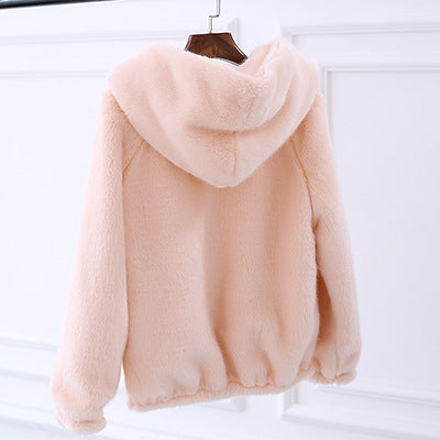Plush Artificial Fur Coat in Multiple Colors, Sizes S-XXXL