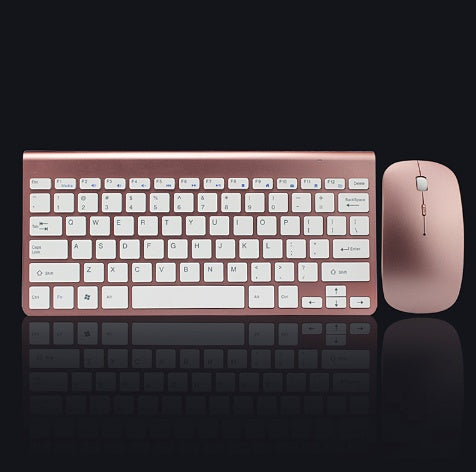 2.4G Wireless Mini Keyboard and Mouse Combo for Laptop, PC, Mac, Smart TV, PS4