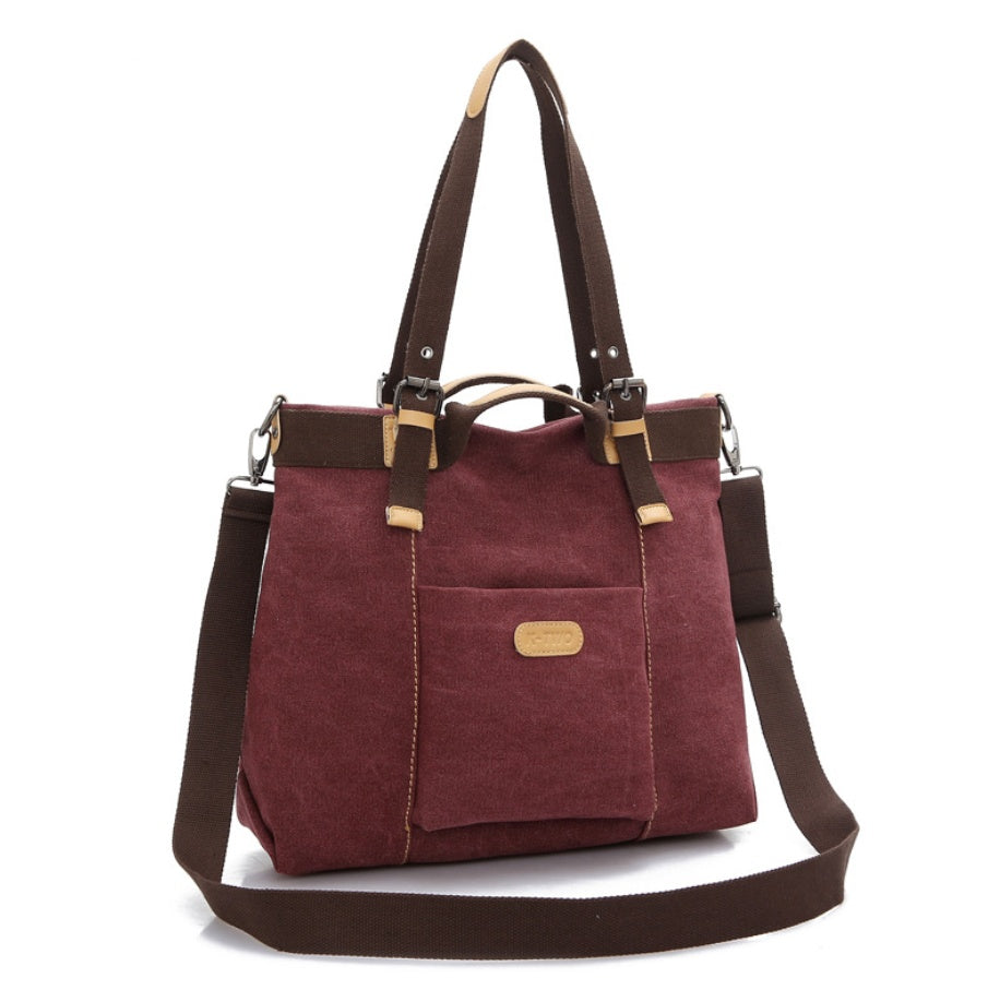 Vintage Casual Canvas Student Handbag Shoulder Bag