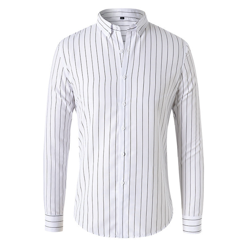 Men's Style Striped Shirt Long Sleeve