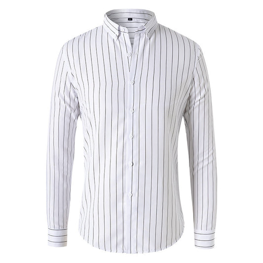 Men's Style Striped Shirt Long Sleeve