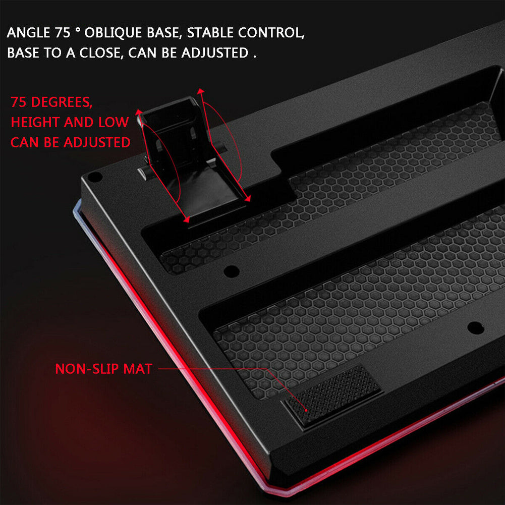USB Wired Luminous Gaming Keyboard and Mouse Set with Backlight