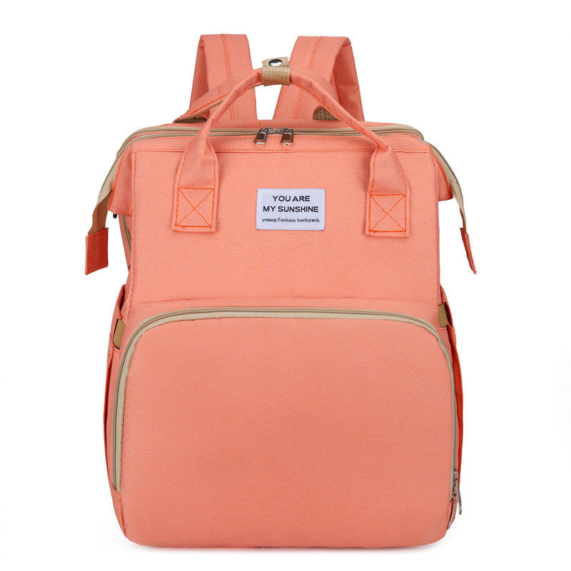 Sac à langer de voyage pliable avec double bandoulière