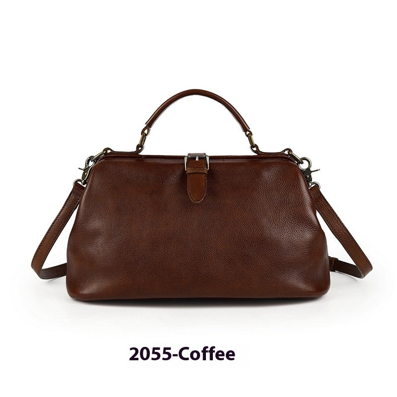 Women's Retro Genuine Leather Versatile Handbag