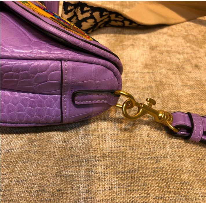 Embroidered Messenger Bag Shoulder Bag Women