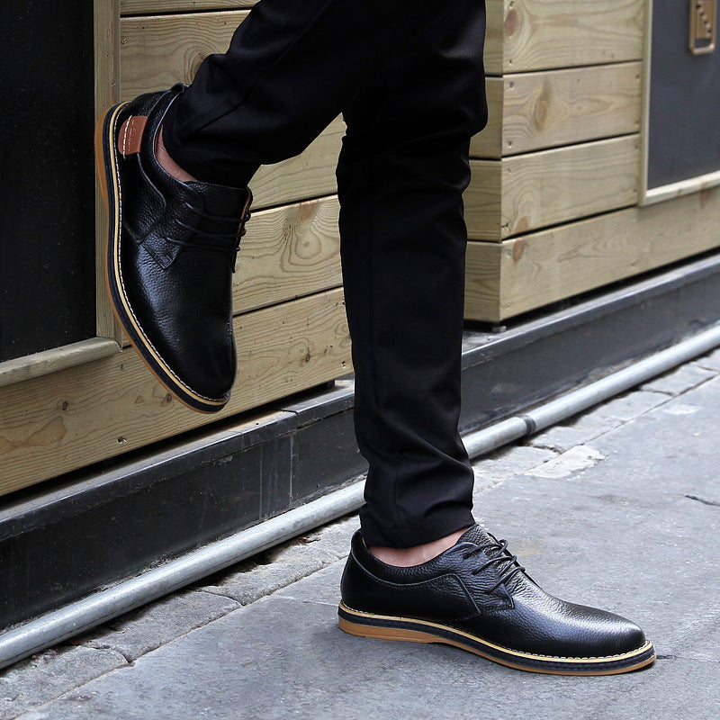 Men's British Casual Business Oxford Dress Shoes