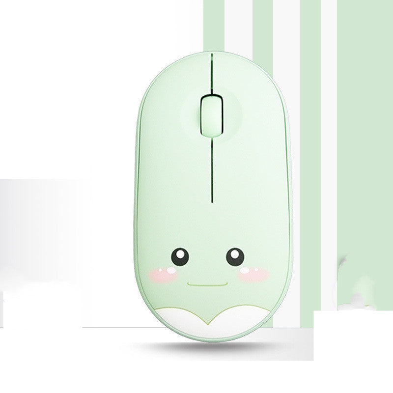 Factory Wholesale Wireless Mouse Cute Bluetooth Dual Mode Mute