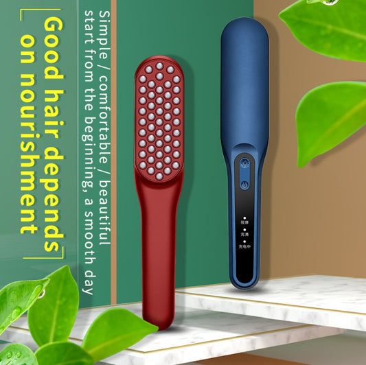 Peigne lumineux rouge et bleu pour masseur de tête