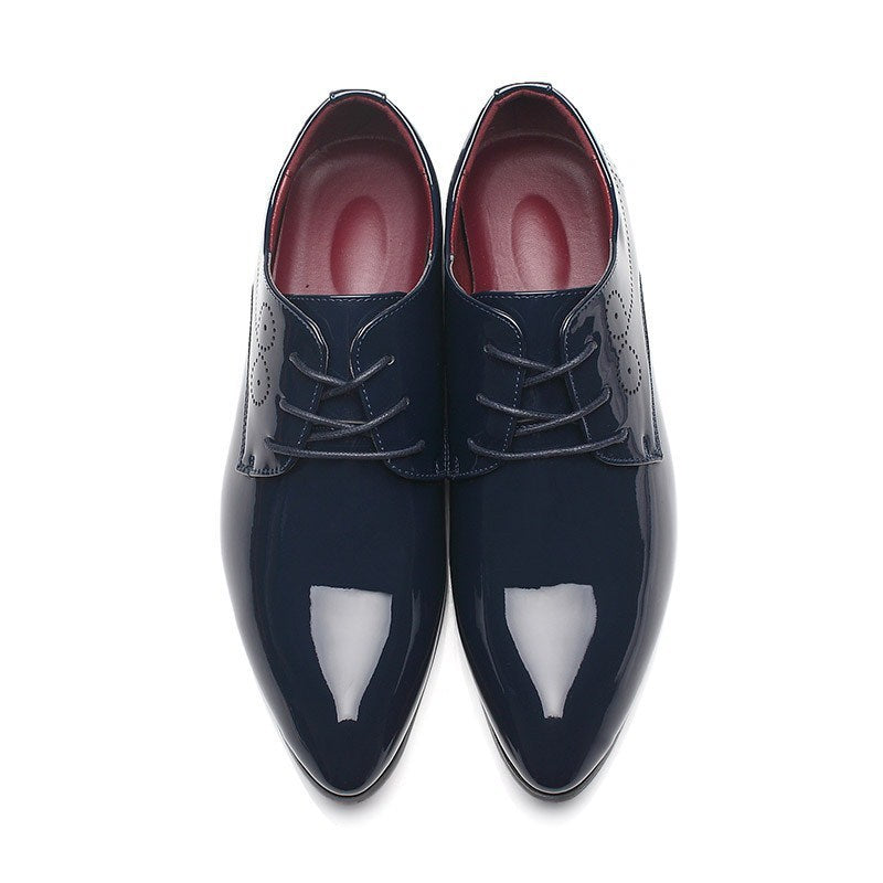 Chaussures habillées en cuir décontractées pour hommes
