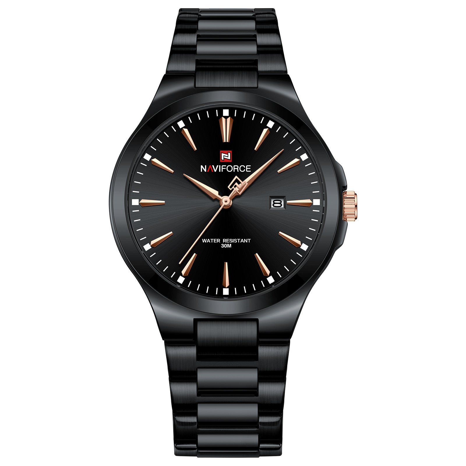 Montre étanche simple et authentique pour hommes d'affaires