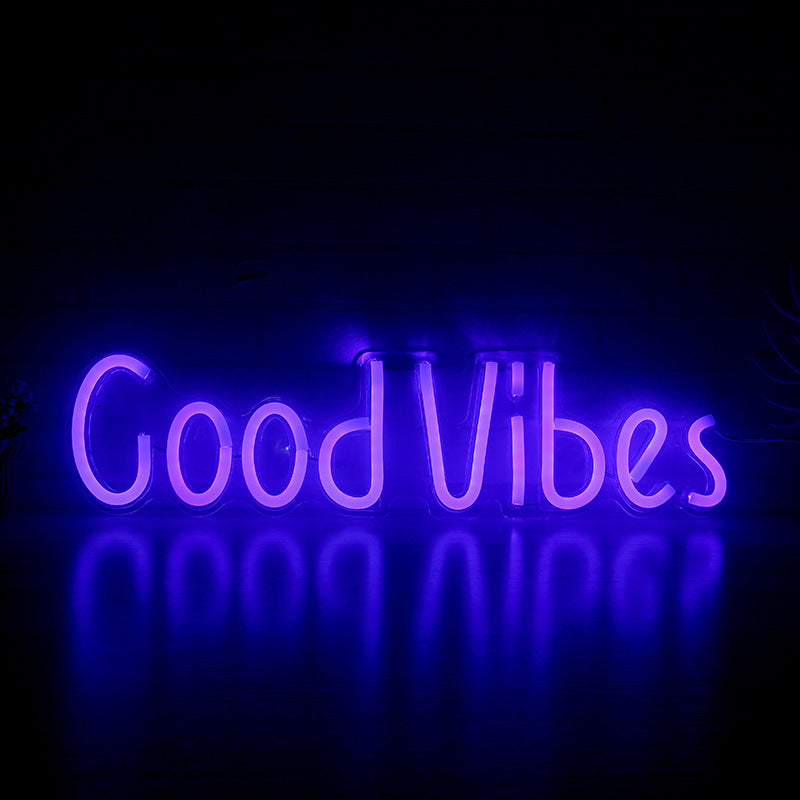 LED Neon Light with Acrylic Back Panel USB Powered Room Night Decoration