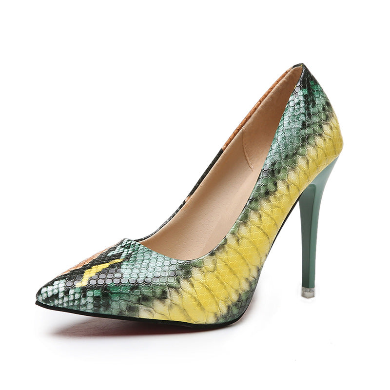 New sexy high heel stiletto pointed shoes