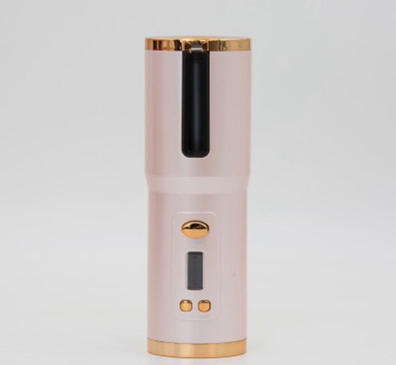 Wireless USB Curling Iron with 6-Speed Temperature & Timer Settings