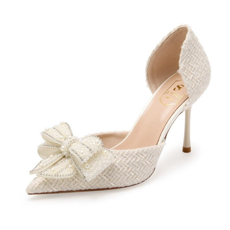 Black Women's High Heels 6cm & 8cm PU Pumps
