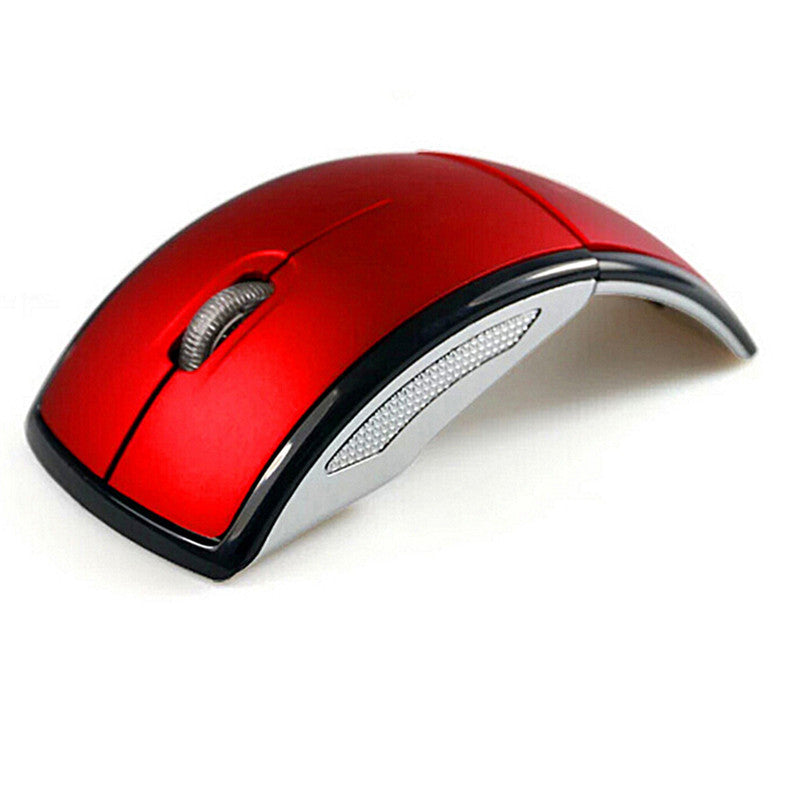 Souris sans fil pliable 2,4G avec 1600 DPI et portée de 10 m