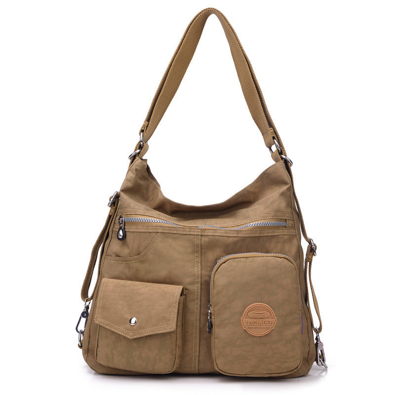 Sac fourre-tout de luxe en nylon imperméable pour femme, grand sac à bandoulière