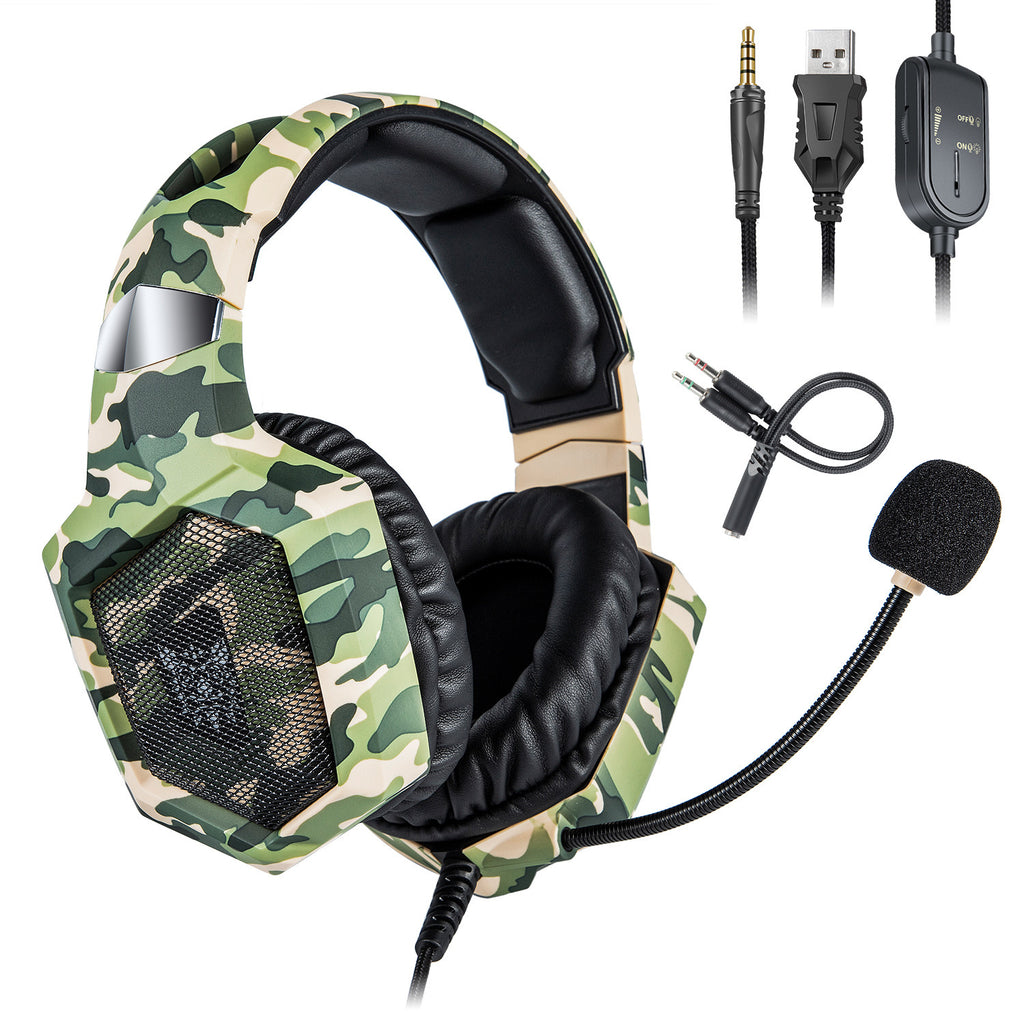 ONIKUMA K8 Wired Gaming Headset with Microphone and Braided Cable