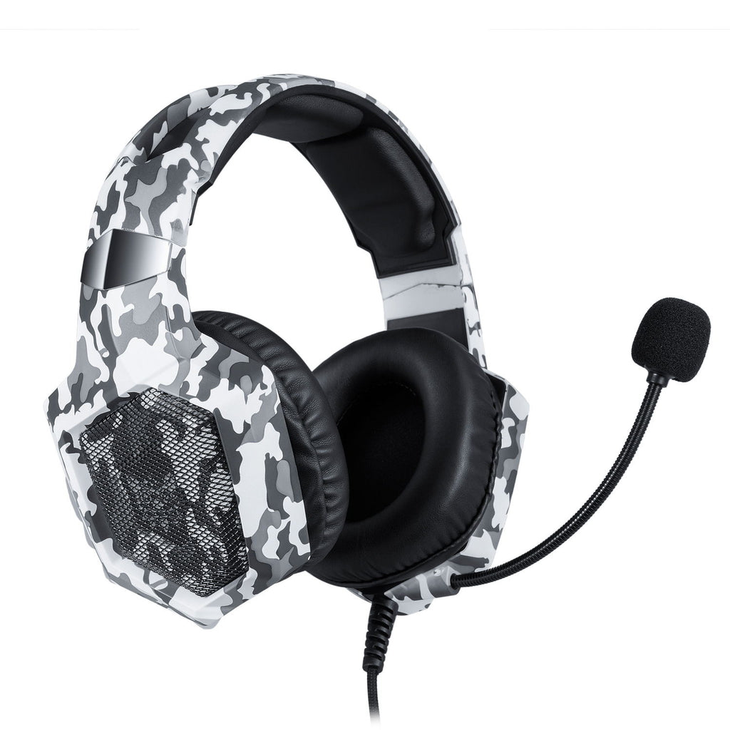 Camouflage Headphones with 3.5mm Plug for PS4, Xbox One, iPhone & iPad