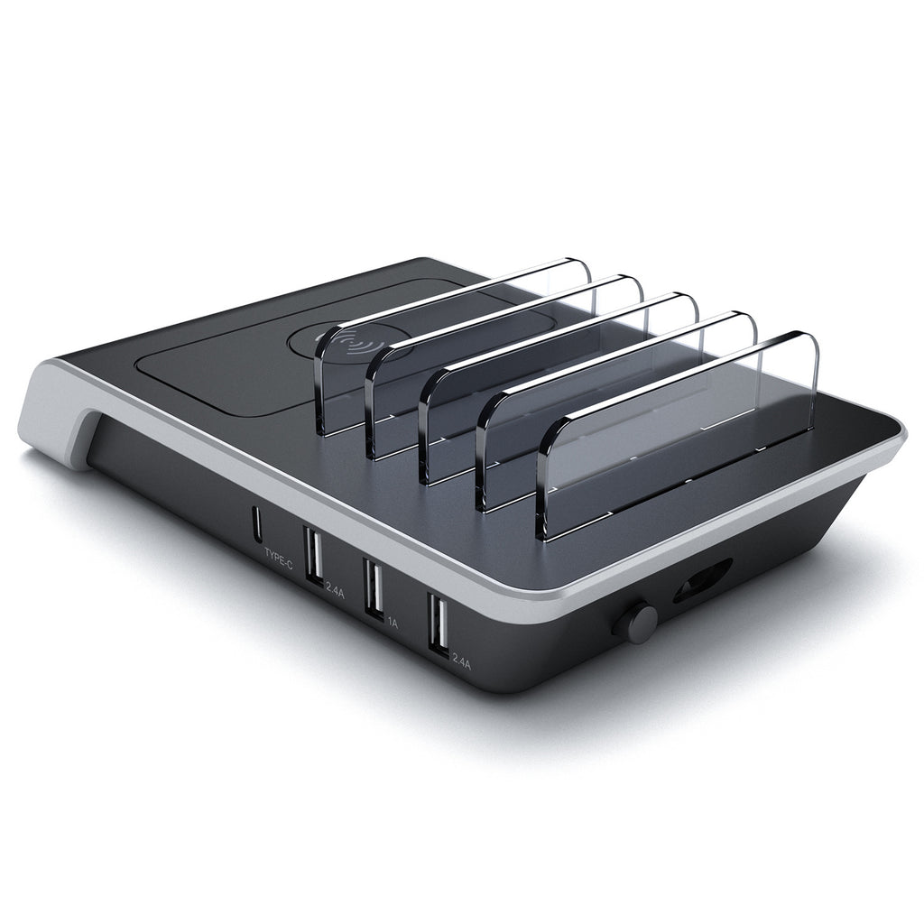 Base de support de chargement pour téléphone portable et tablette 19,8x12,2x3,5cm ABS